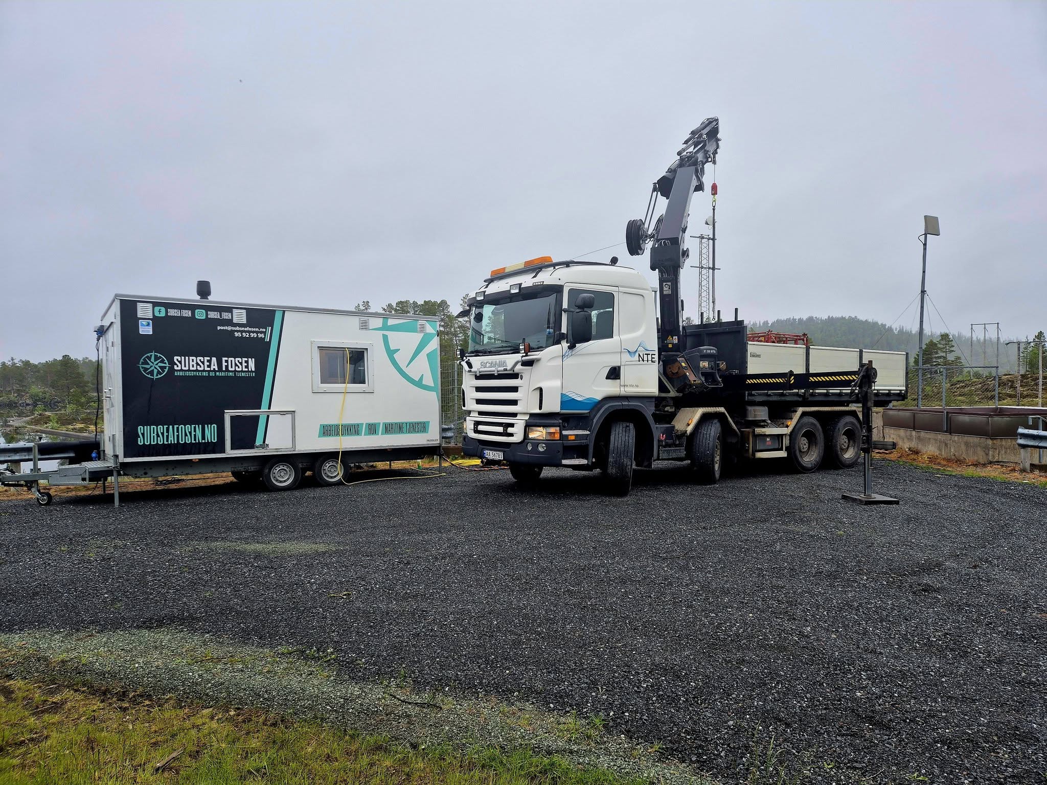 kartlegging, bilder av biler subsea Fosen